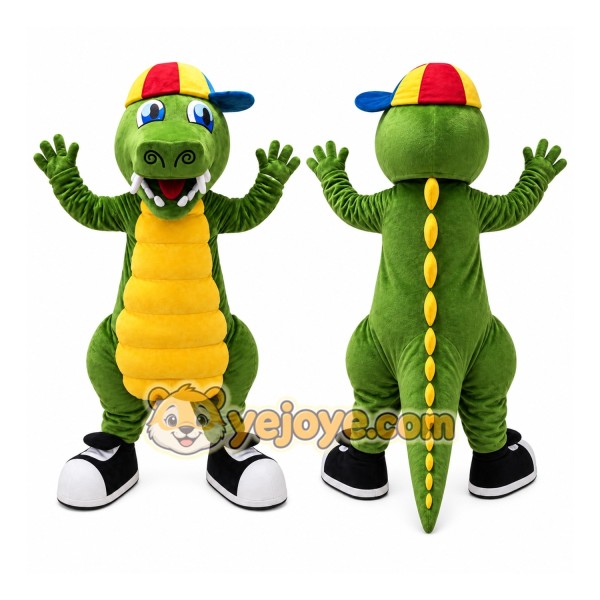 Crocodile Cartoon Mascot Costume