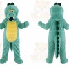 Crocodile Mascot Cartoon Character Costume