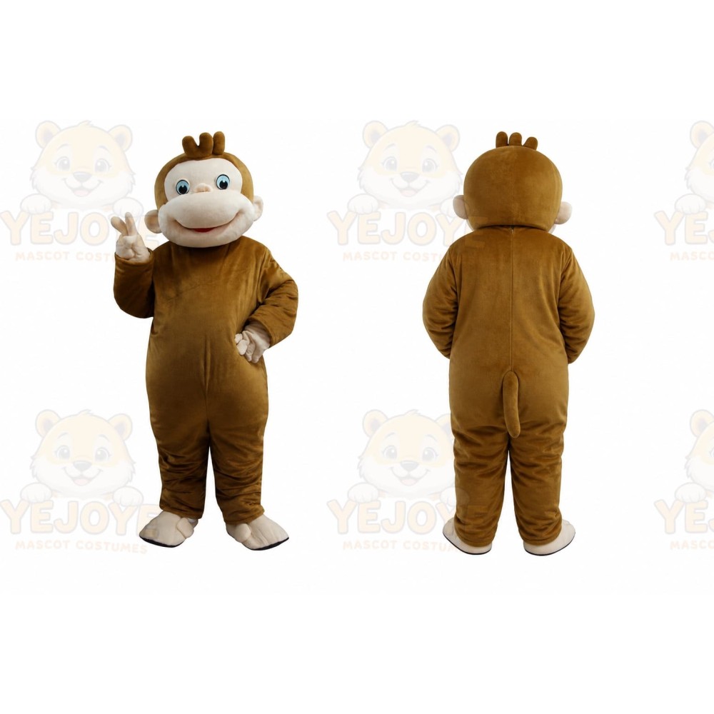 Curious George Monkey Mascot Costumes Cartoon