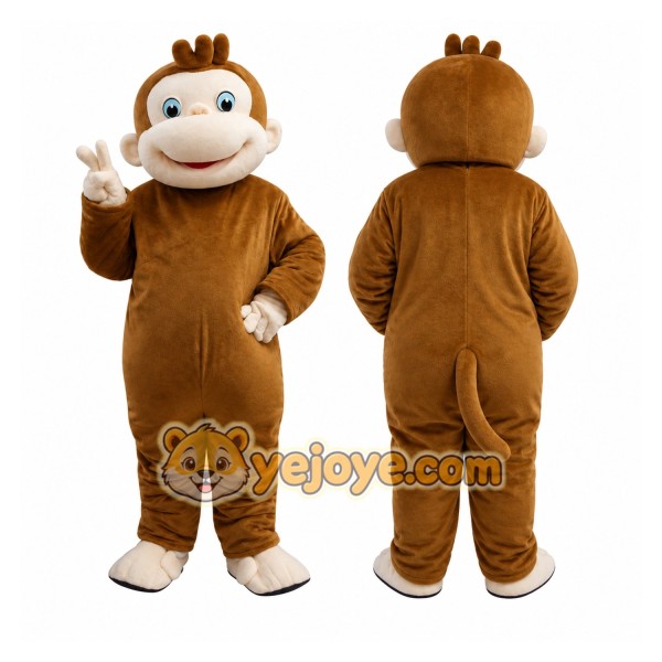 Curious George Monkey Mascot Costumes Cartoon
