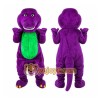Purple Dinosaur Mascot Costume