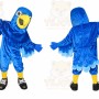 Custom Made Blue Falcon Mascot Costume