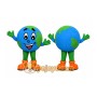 Earth Globe Mascot Costume