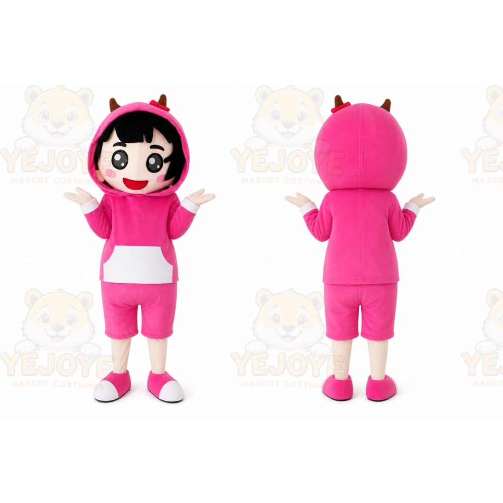 Cute Girl Mascot Costume