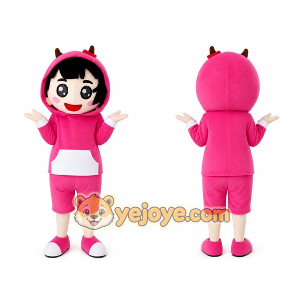 Cute Girl Mascot Costume