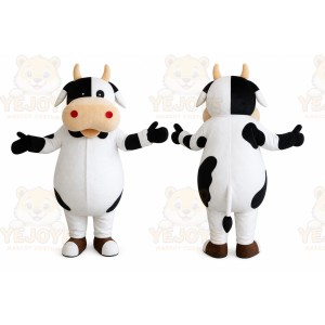 Dairy Cattle Milk Cow Mascot Costume