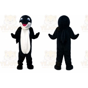 Dark Blue Dolphin Cartoon Mascot Costume