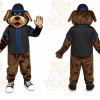 Dark Brown Dog Puppy Mascot Costume