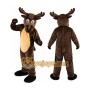 Dark Brown Elk Mascot Costume for Adult