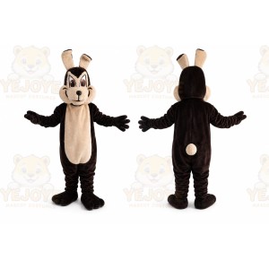 Dark Brown Wolf Mascot Costume