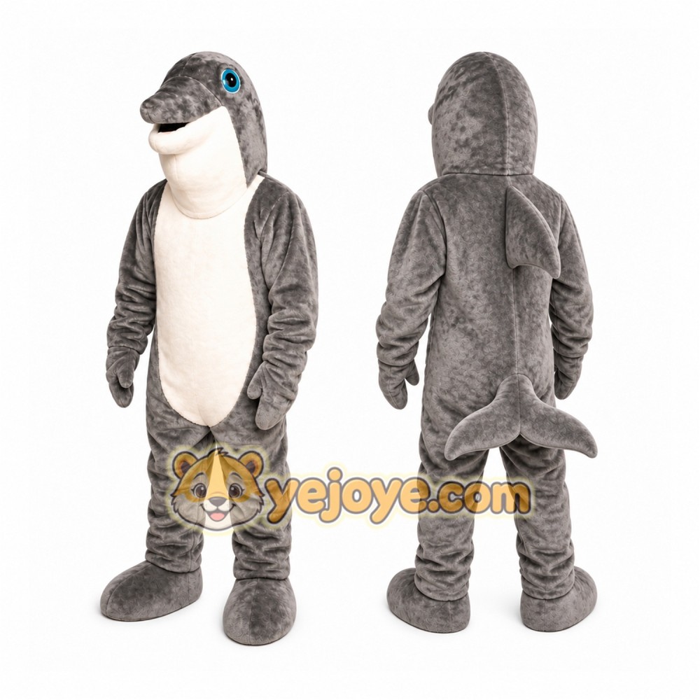 Dark Dolphin Mascot Costumes