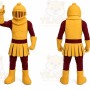 Dark Golden Knight Warrior Mascot Costume Spartan