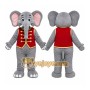 Gray Elephant Mascot Costume