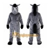 Dark Grey Horse Cartoon Mascot Costume Dark Grey Horse Cartoon Mascot Costume
