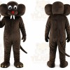 Deep Brown Gopher Mole Mascot Costume for Adult