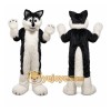 Deep Gray Long Hairy Wolf Mascot Costume for Adult Deep Gray Long Hairy Wolf Mascot Costume for Adult