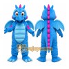 Deluxe Blue Dragon Mascot Costume Deluxe Blue Dragon Mascot Costume