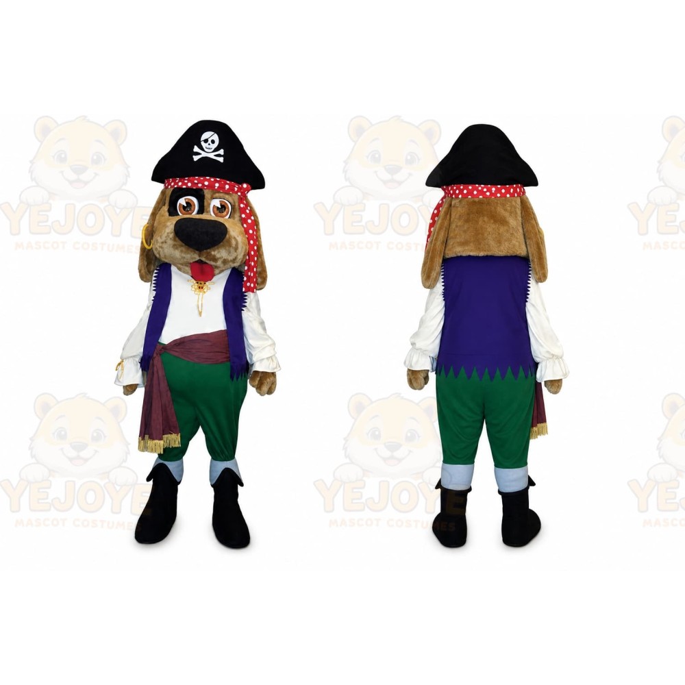 Deluxe Pirate Dog Mascot Costume