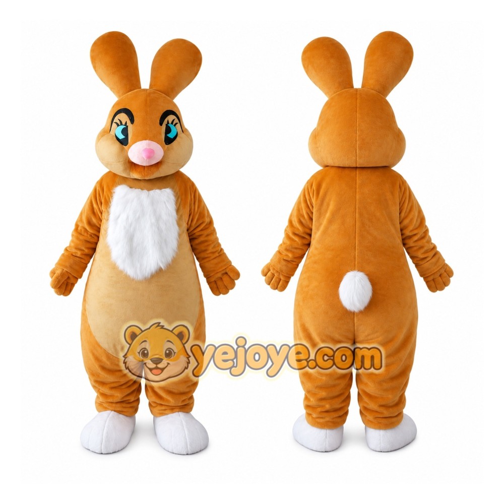 Deluxe Rabbit Mascot Costume Easter Bunny Deluxe Rabbit Mascot Costume Easter Bunny
