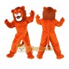 Deluxe Red Power Lion Mascot Costume