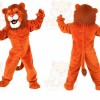 Deluxe Red Power Lion Mascot Costume