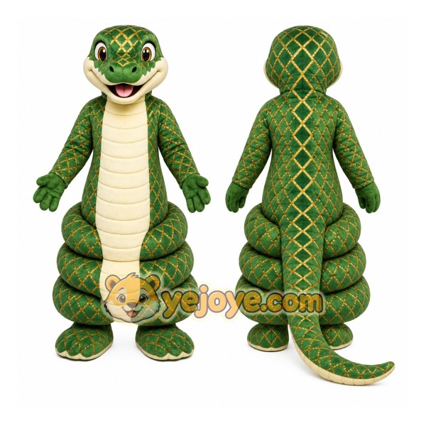 Diamondback Snake Mascot Costume
