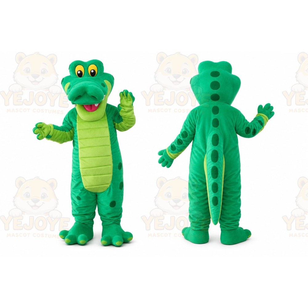 Dinosaur Crocodile Cartoon Character Mascot Costume