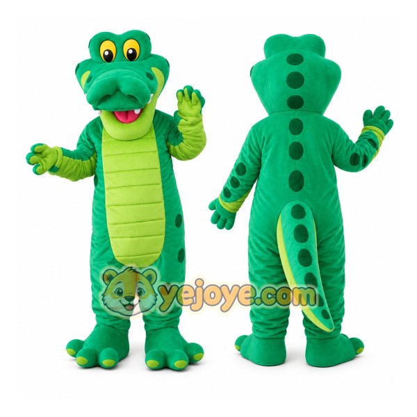 Dinosaur Crocodile Cartoon Character Mascot Costume