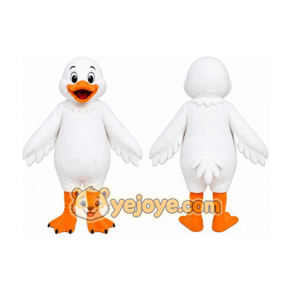 Dizzy Duck Mascot Costume Dizzy Duck Mascot Costume
