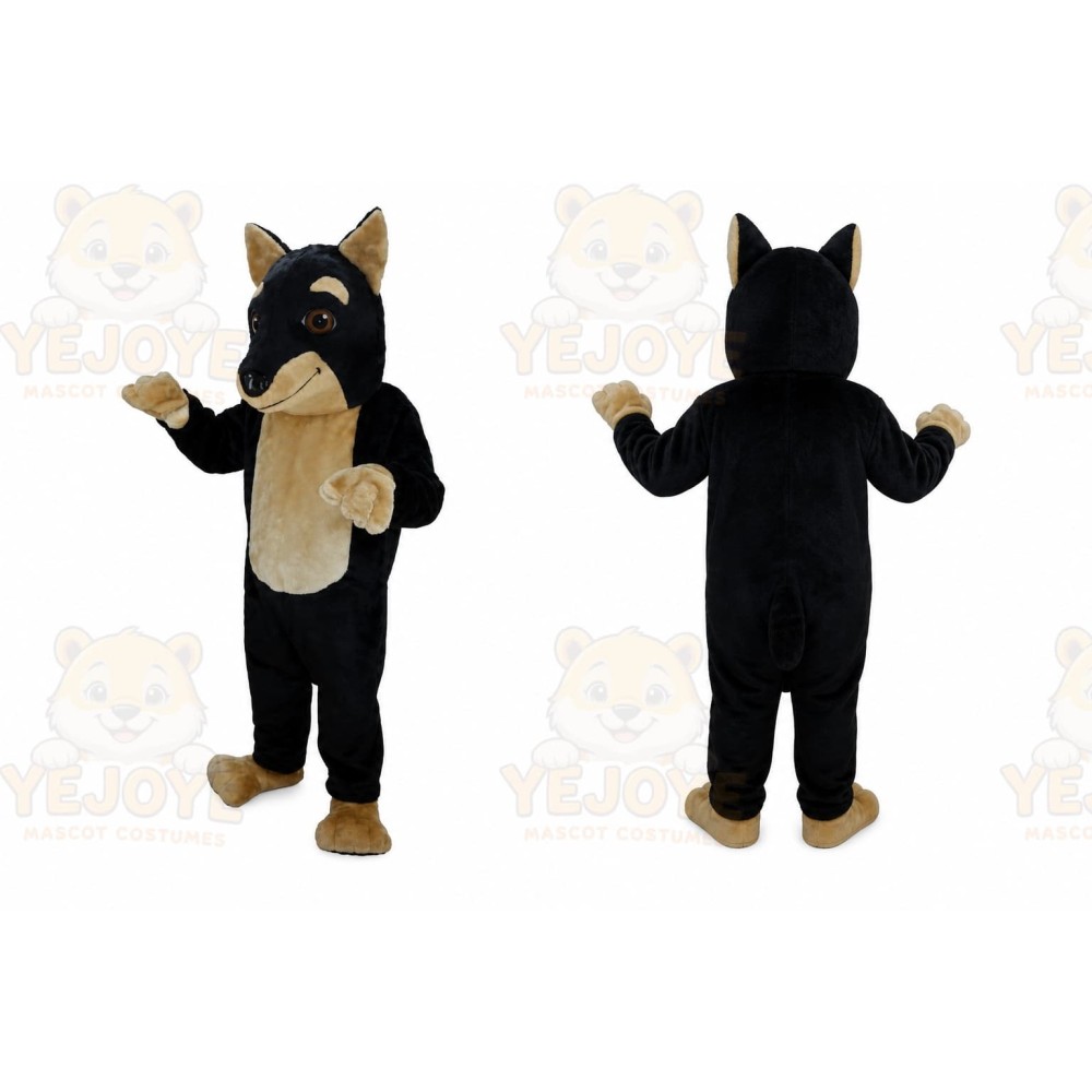 Doberman Dog Mascot Costume
