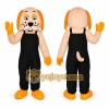 Dog Black Boy Adult Cartoon Mascot Costume Dog Black Boy Adult Cartoon Mascot Costume