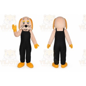 Dog Black Boy Adult Cartoon Mascot Costume