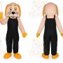 Dog Black Boy Adult Cartoon Mascot Costume