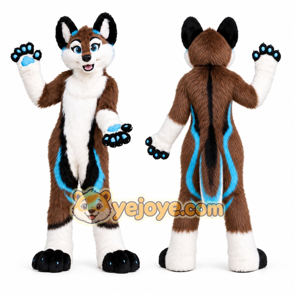 Dog Fox Wolf Girl Fursuit Costumes Animal Mascot for Adults Dog Fox Wolf Girl Fursuit Costumes Animal Mascot for Adults