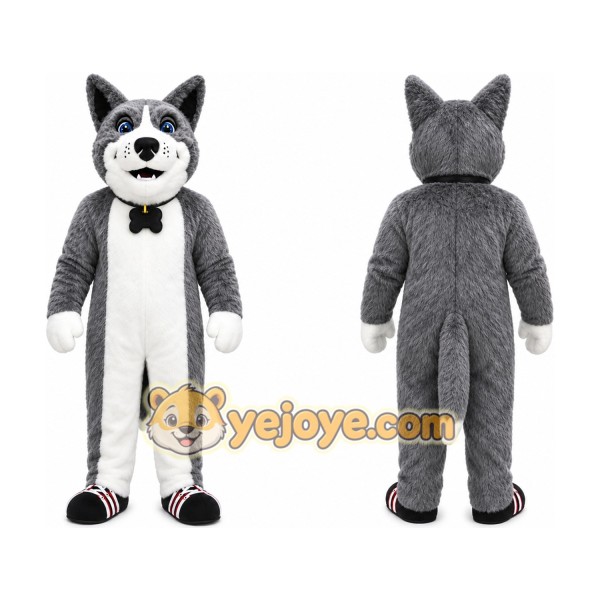 Dog Husky Mascot Costume
