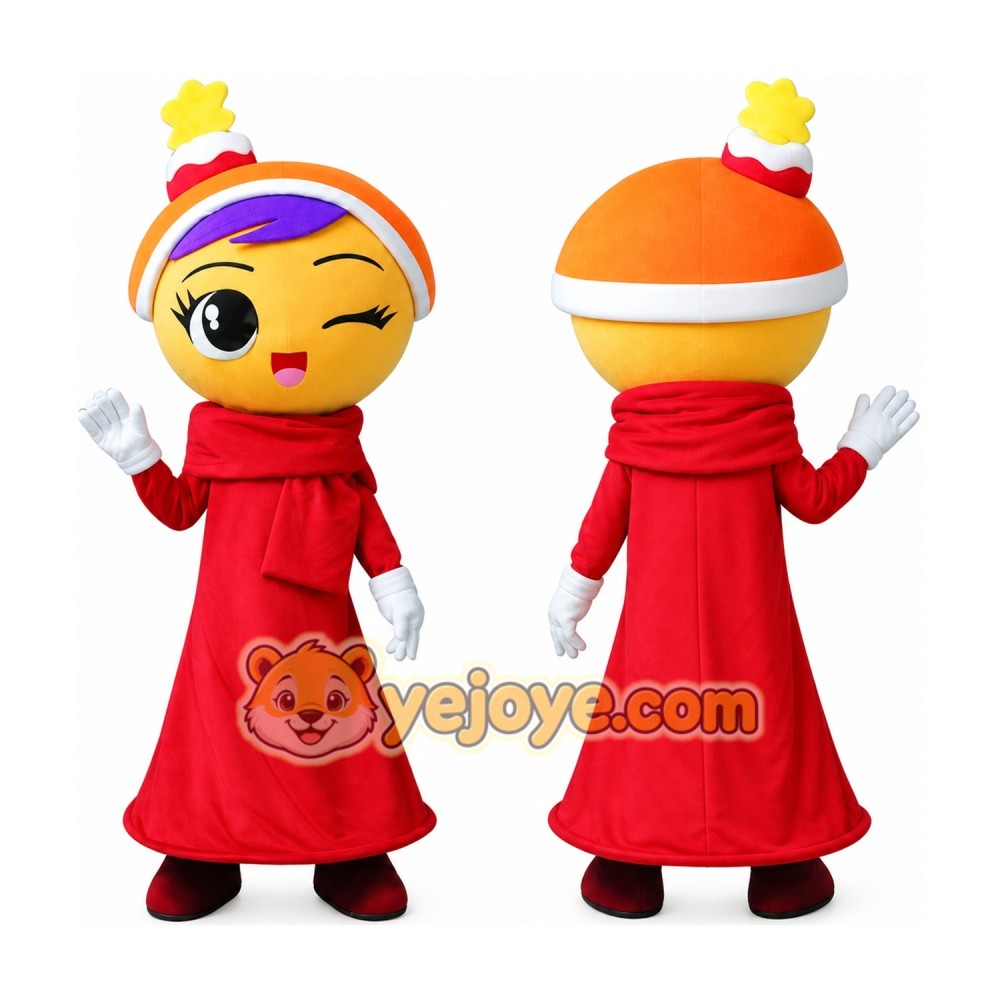 Doll Girl Mascot Costume