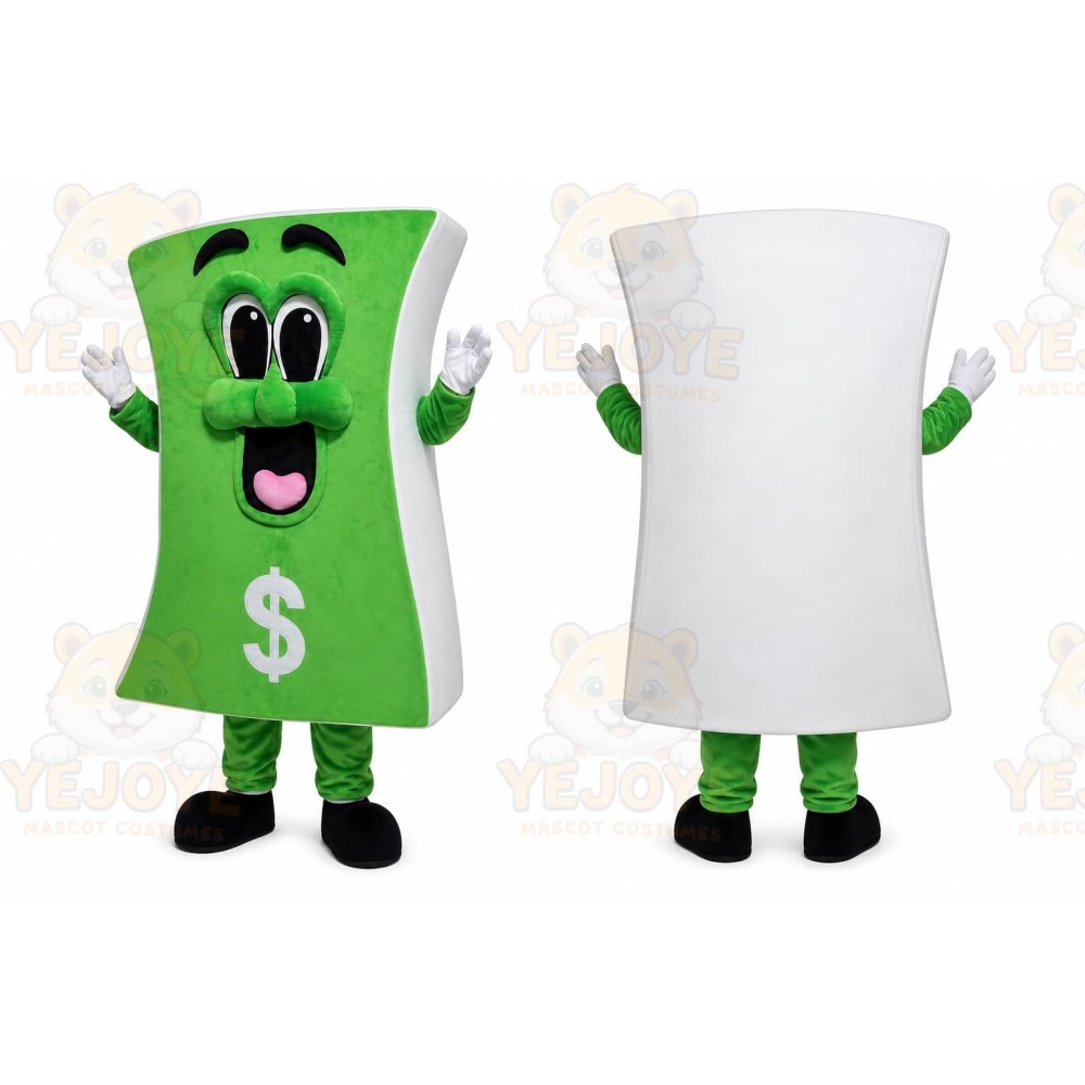 Dollar Bills Money Mascot Costume Us Dollars