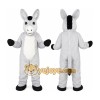 Gray Donkey Mascot Costume Gray Donkey Mascot Costume