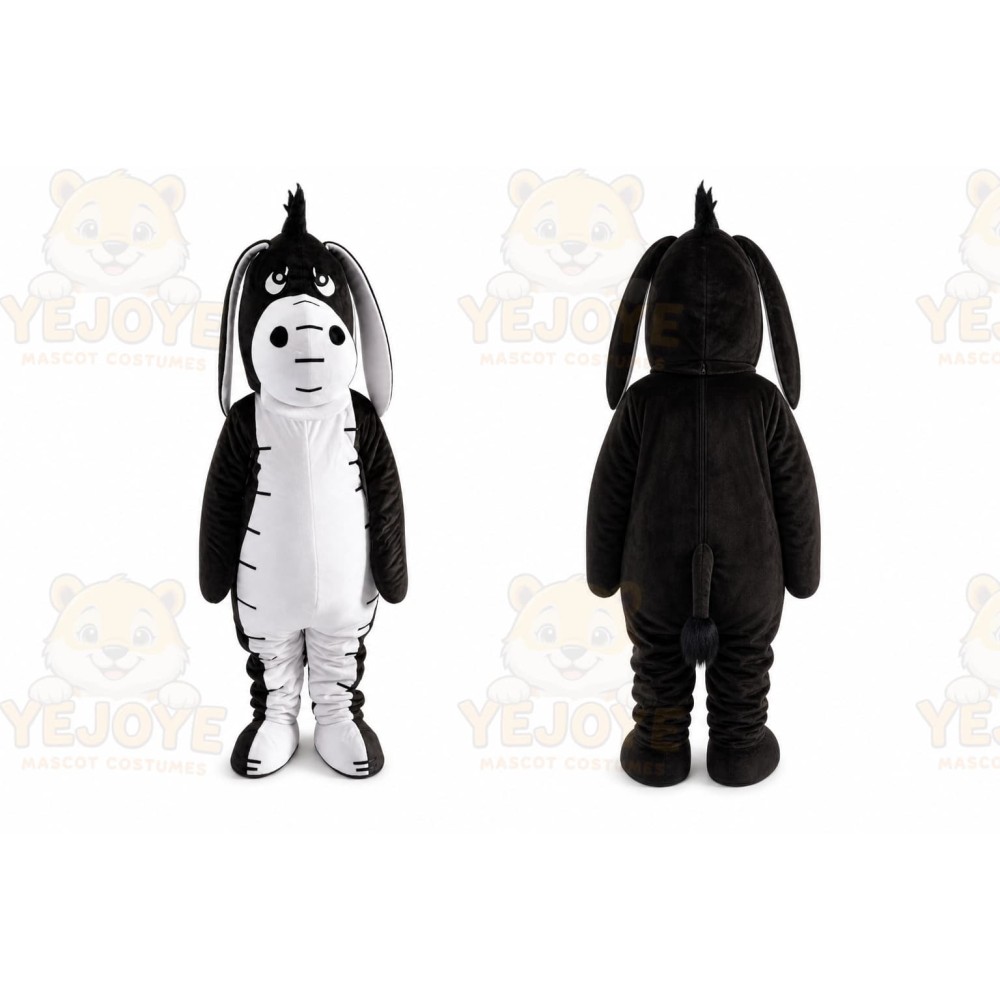 Donkey Mascot Costume Cartoon Character