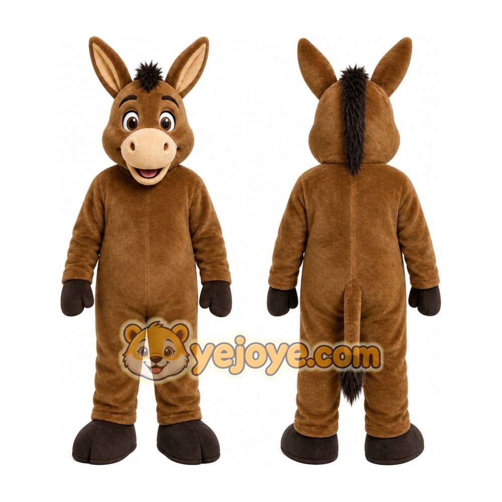 Donkey Mascot Costume for Adults