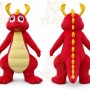 Dragon Mascot Costume Green Red Pink Blue Dinosaur Costumes