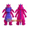 Pink and Purple Dragon Mascot Costume Pink and Purple Dragon Mascot Costume