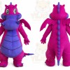 Dragon Mascot Purple Dinosaurs Mascot Costume
