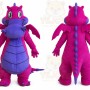 Dragon Mascot Purple Dinosaurs Mascot Costume
