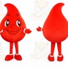 Drop Of Blood Adult Mascot Costume