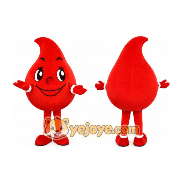 Drop Of Blood Adult Mascot Costume