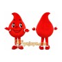 Drop Of Blood Adult Mascot Costume