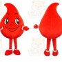 Drop Of Blood Adult Mascot Costume
