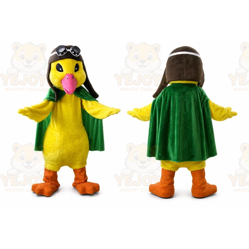 Duck Pilot Mascot Costume