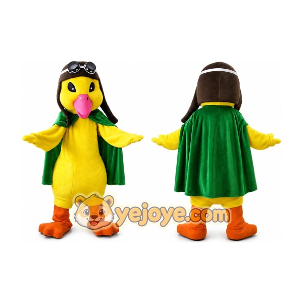 Duck Pilot Mascot Costume
